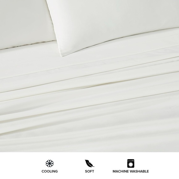 nwt UGG Full Sheet Set 4 Piece Luxury Premium Bedding Set in White Deep Pockets - Picture 11 of 17